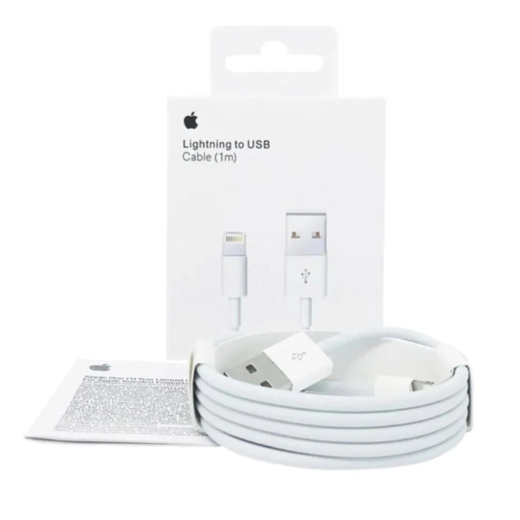 Original Apple iPhone Cable 1m With Warranty and invoice - Ready for delivery in Brazil - immediate shipping