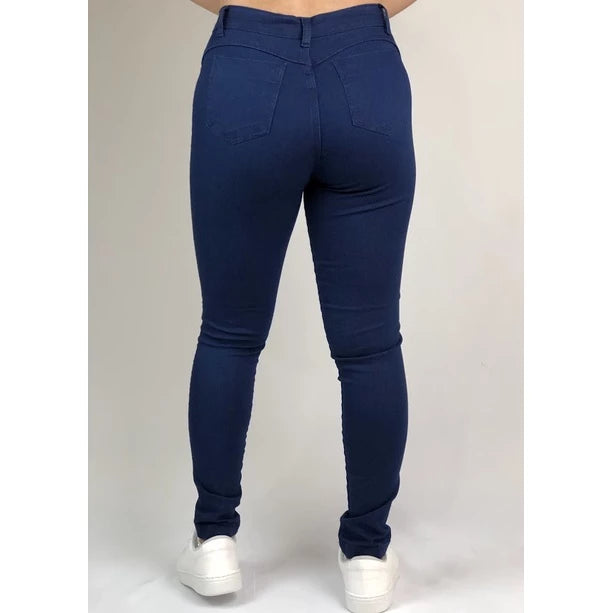 Women's Skinny Jeans With Lycra High Waist Lifts Butt Moda Gringa Blogger Premium Line With Spandex 36 38 40 42 44 46