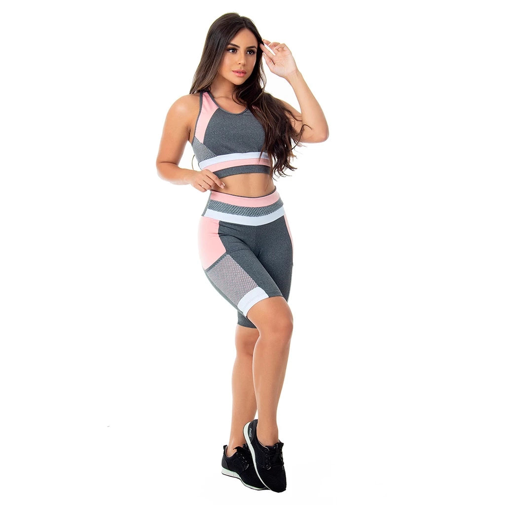 Bermuda Fitness Feminina Suplex With Essence Pocket