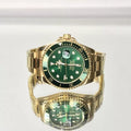 Rolex Submariner Gold Watch + Chain