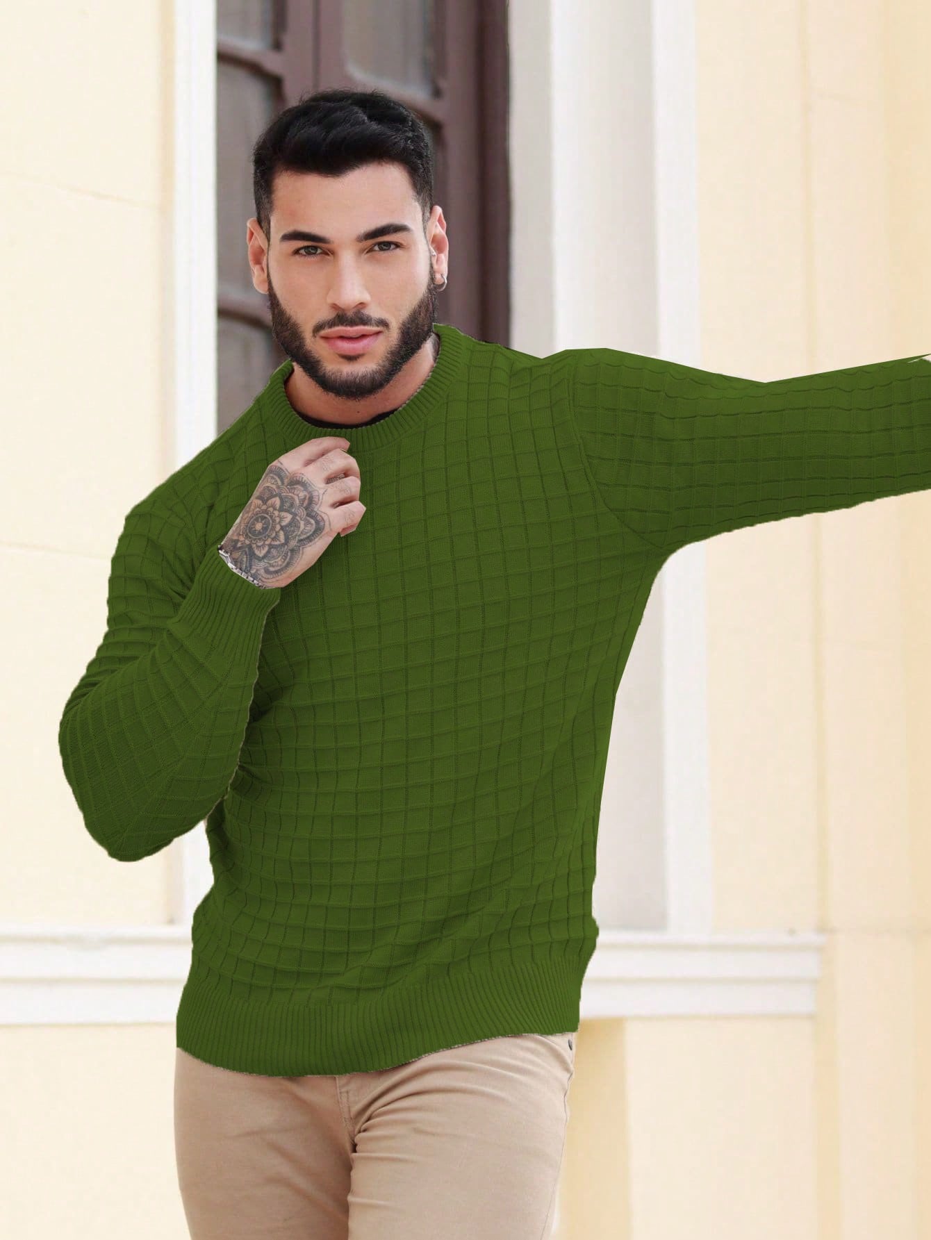 Blusa Suéter Tricot Masculino