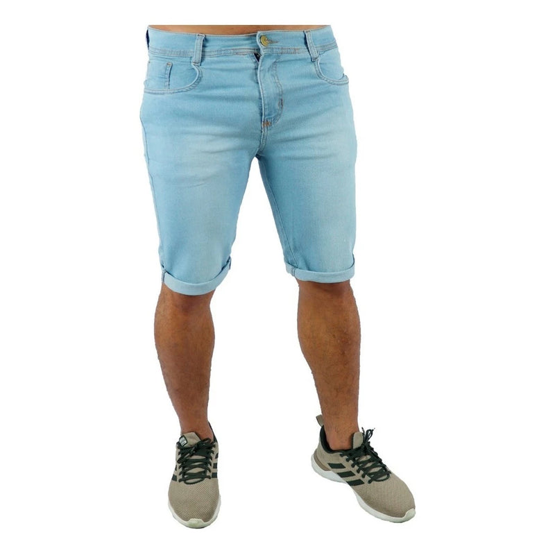 Kit 3 Bermudas Masculina Jeans Elastano Modelos Sortidos Promoção Com Lycra