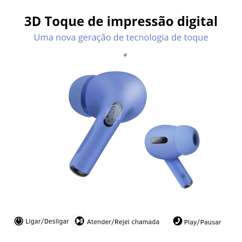 Air Inpods airpode pro 13 Bluetooth 5.1 air pode Fone De Ouvido Sem Fio Com Microfone Fones Esportivos Adequados