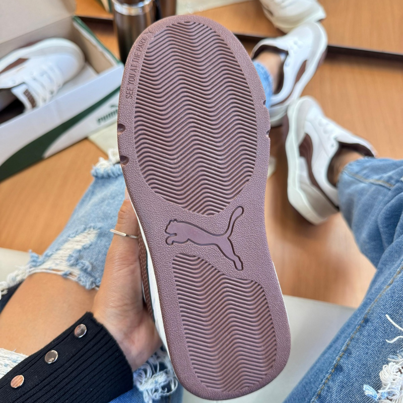 Tênis Puma Fenty Linha Luxo Branco/Marrom