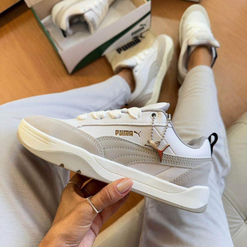 Tênis Puma Fenty – Linha Luxo Branco/Cinza