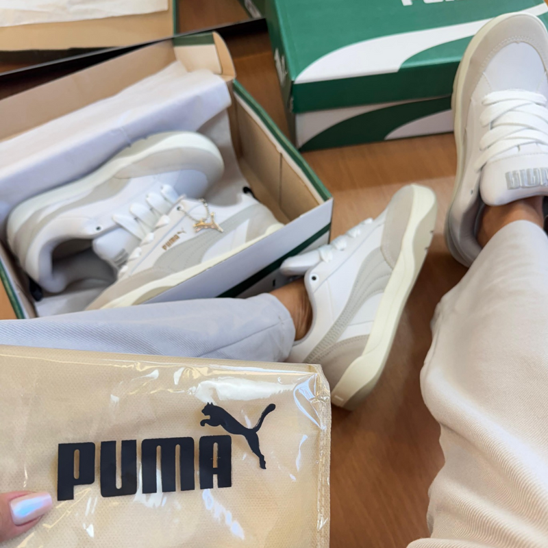 Tênis Puma Fenty – Linha Luxo Branco/Cinza