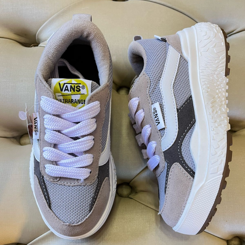 Tênis Vans Ultrarange Infantil – Linha Premium Cinza