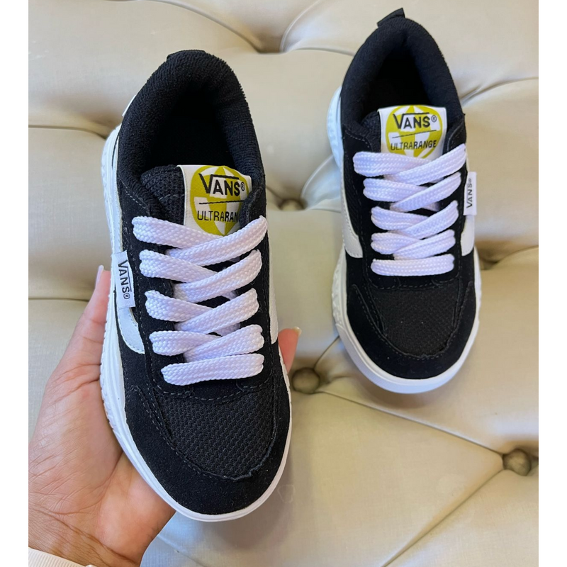 Tênis Vans Ultrarange Infantil – Linha Premium Preto