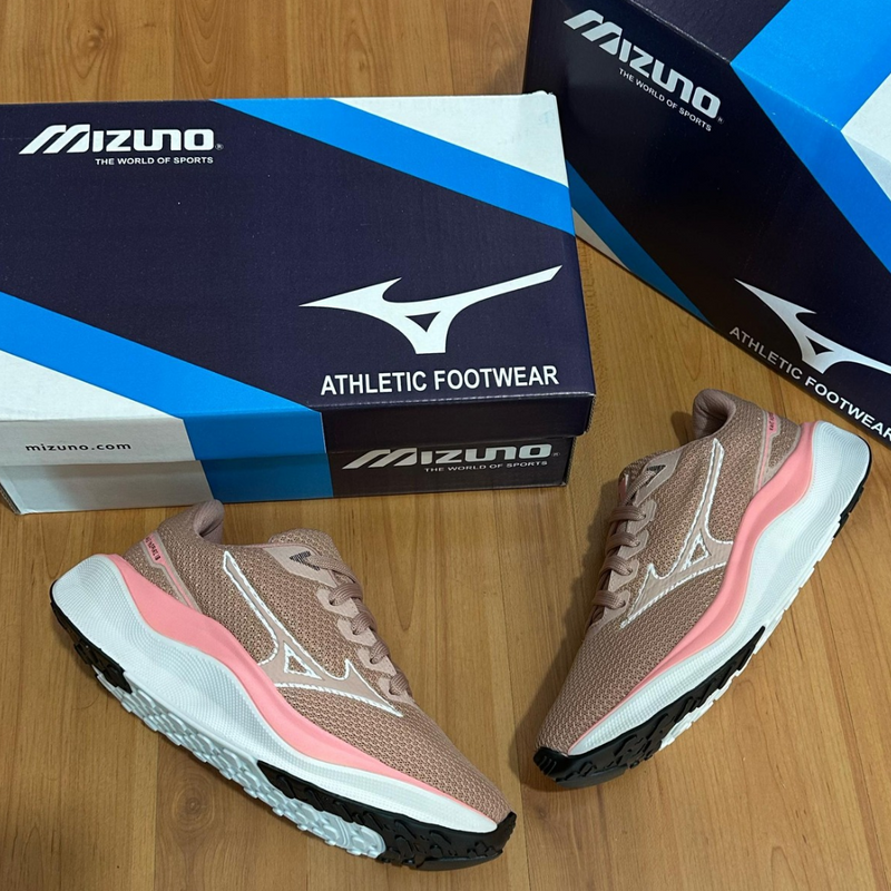 Tênis Mizuno Wave Inspire 18 – Performance, Conforto e Estabilidade Rose