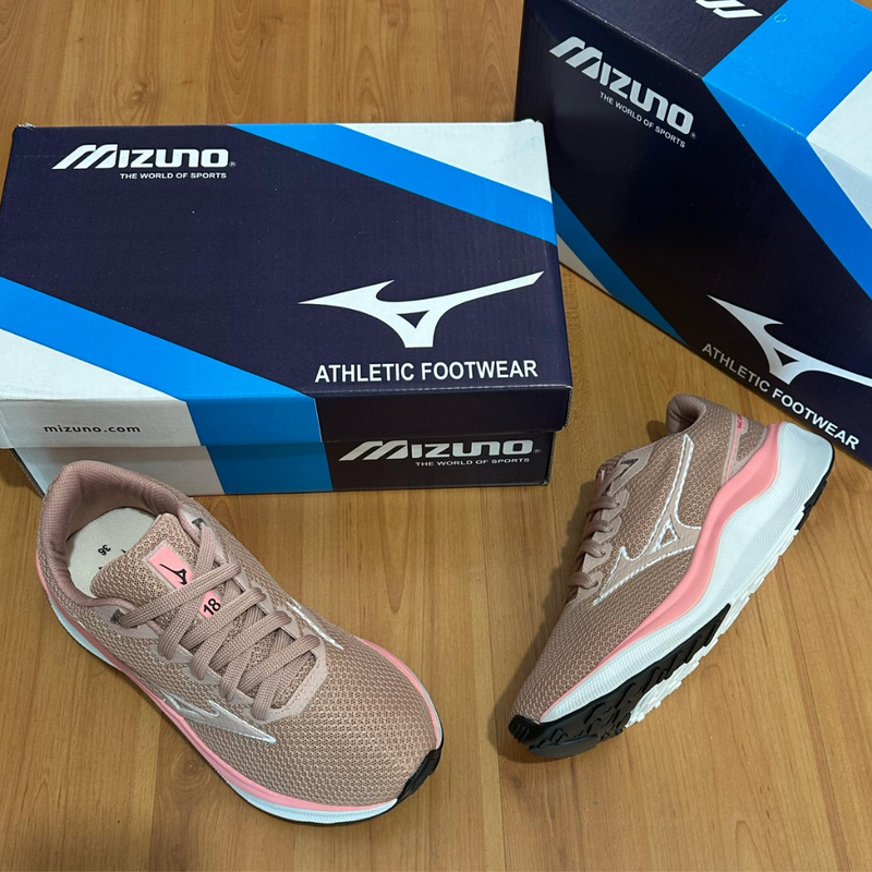 Tênis Mizuno Wave Inspire 18 – Performance, Conforto e Estabilidade Rose