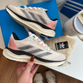 Tênis Adidas Adizero Boston 12 – Ultra Leve | Lançamento Bege-Preto