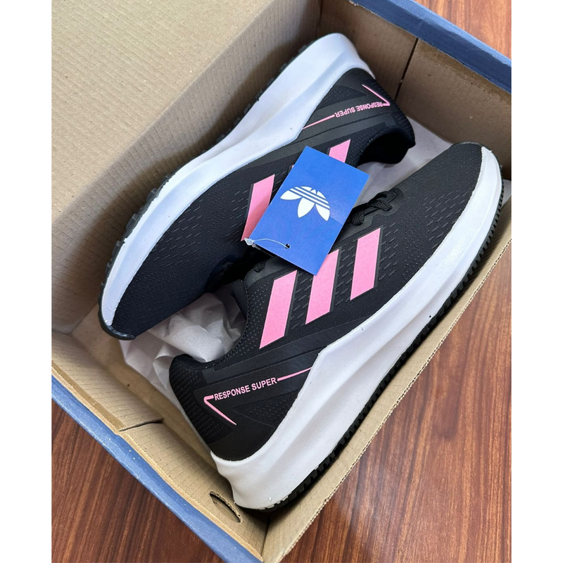 Tênis Adidas Response Super Feminino - Preto com Rosa