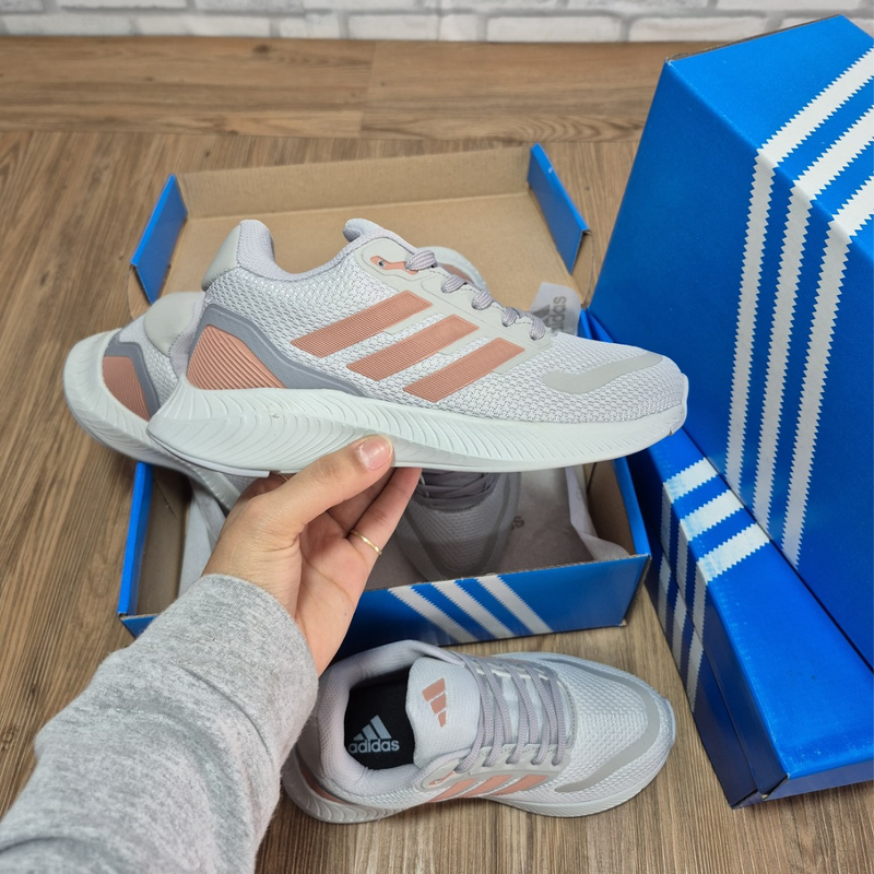 Tênis Adidas Run Falcon 5 –  Bege Orange