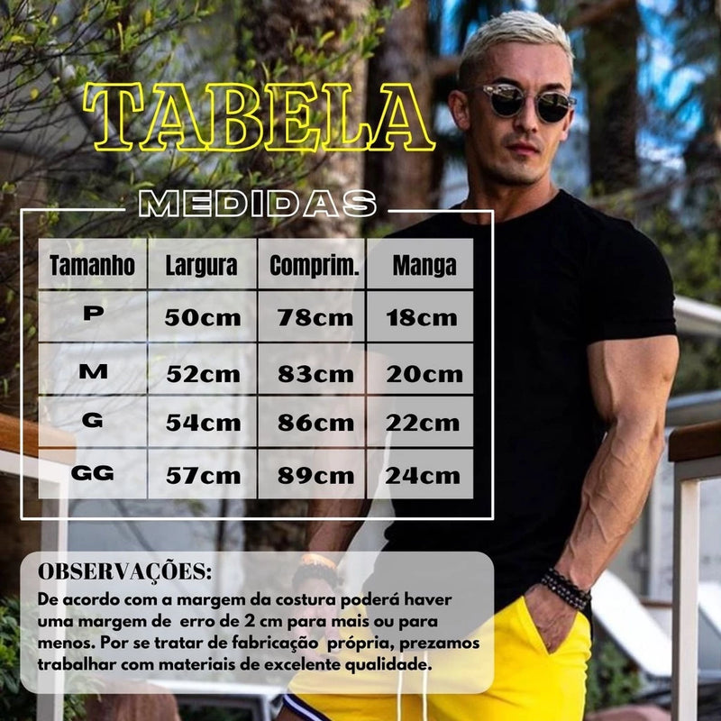 Camisa Masculina Camiseta Longline Swag Blusa Oversized Casul Treino Academia Esporte Lazer Fit Verão Moda