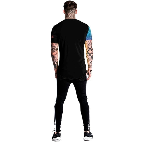 Men's Longline Phantom T-Shirt In Various Colors Top