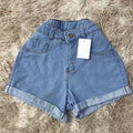 Short Jeans Mom Sem Lycra Moda Feminino