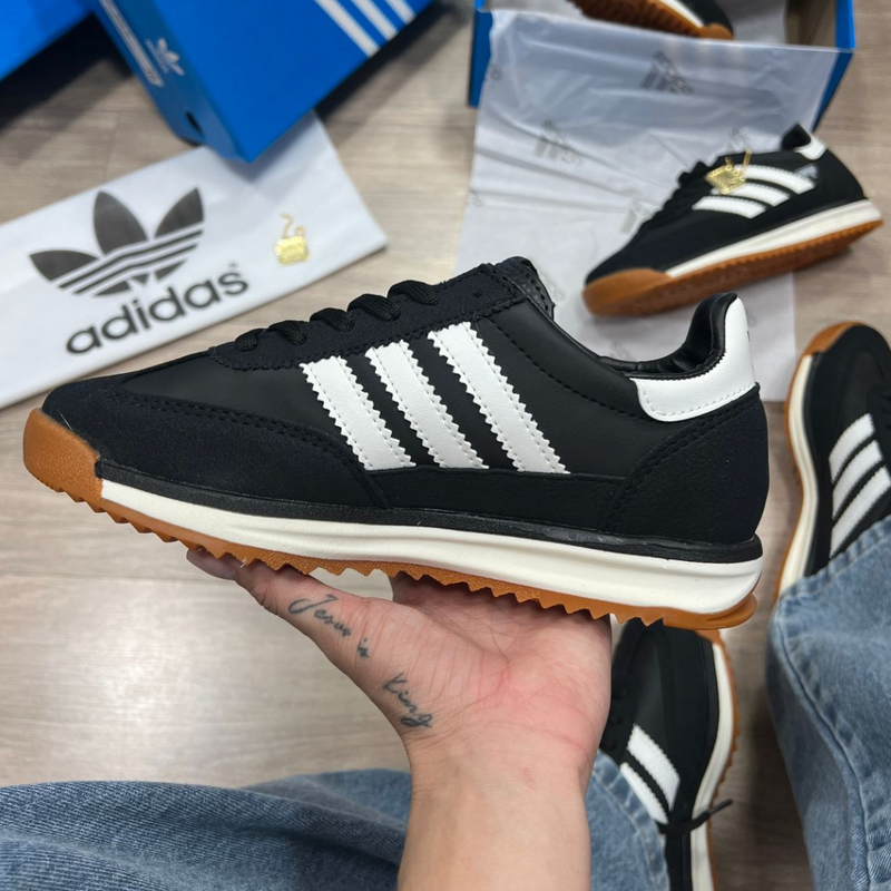 Tênis Adidas SL Premium – Preto Camurça Feminino