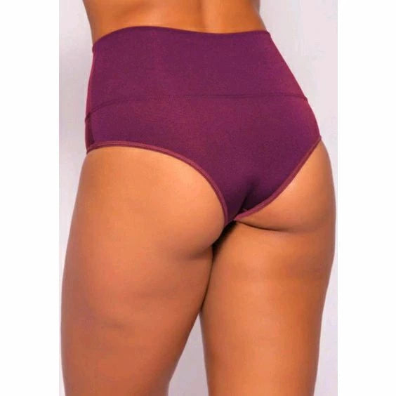 KIT 5 Strap Panties - High Waist - Double Waistband Panties