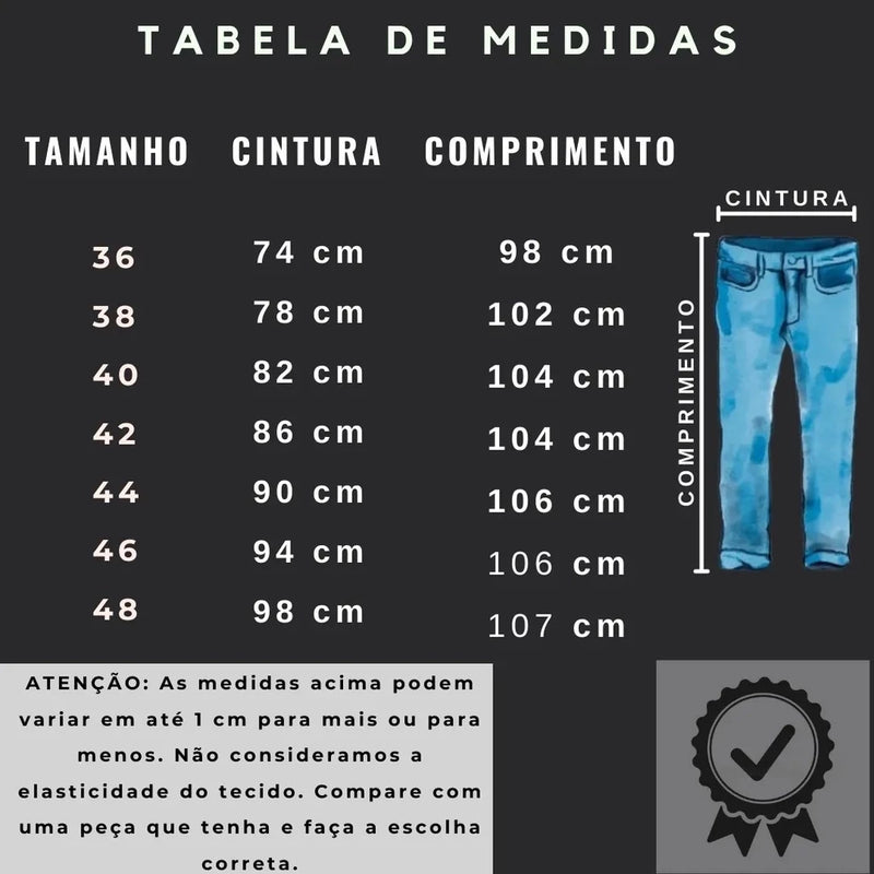 Calça Jeans Skinny Elastano Colada Preta Masculina Casual