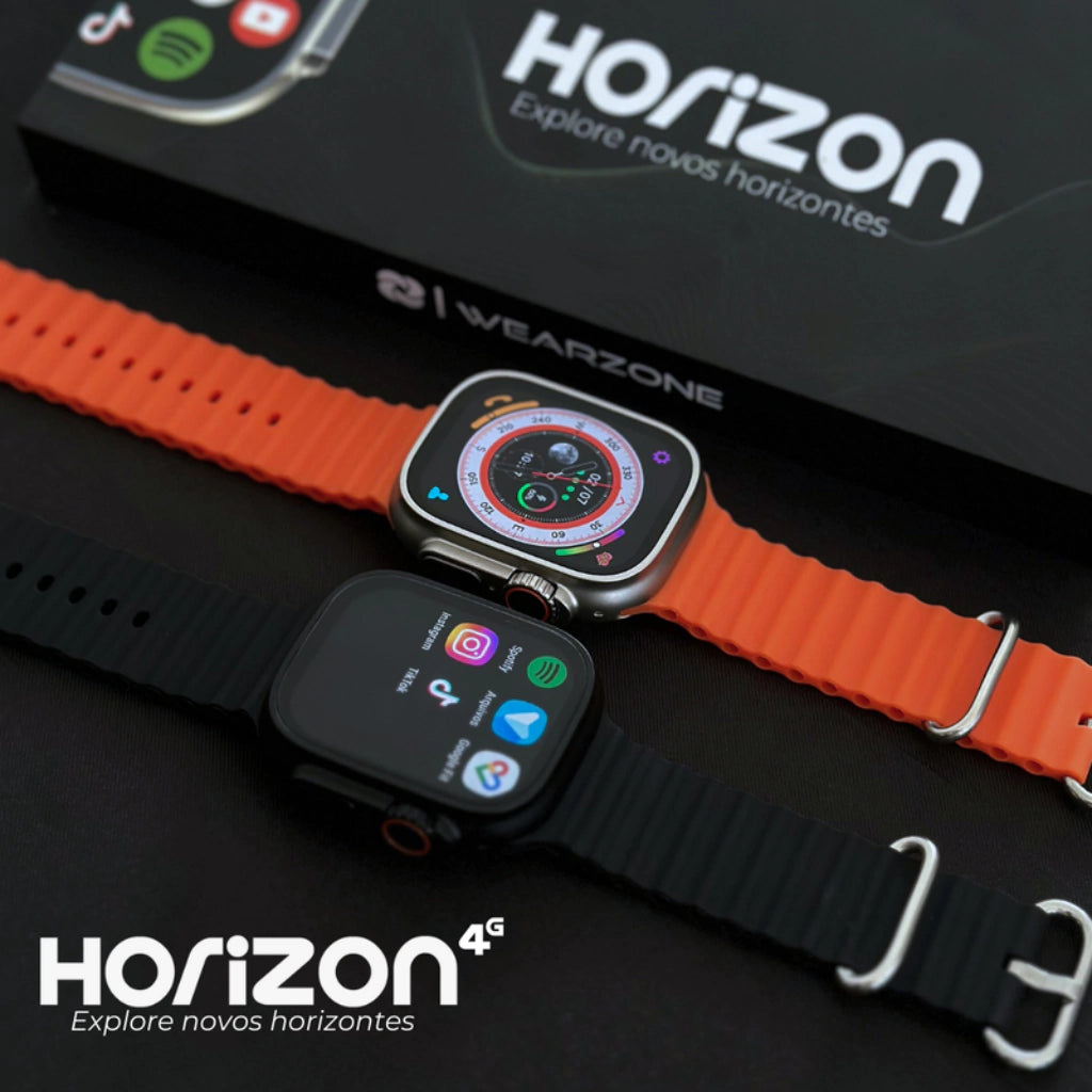 Smart Watch Horizon 4G Tela Amoled Com ChatGpt