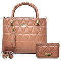 Kit 2 em 1 Bolsa Grande e Carteira Feminina ShopBag Living Dubai