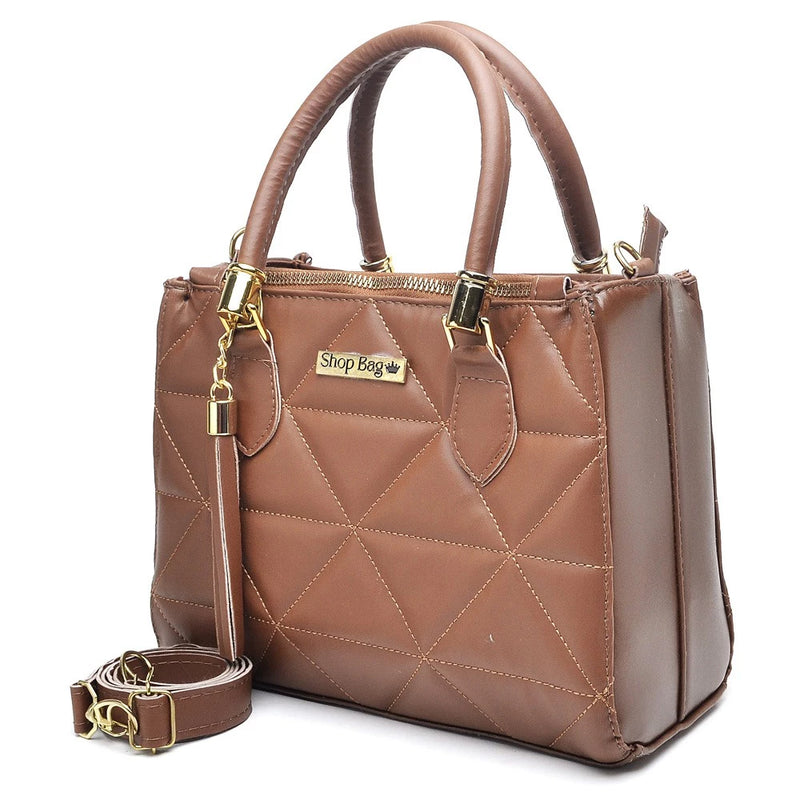 Bolsa Feminina Média Shopbag Bordada Dubai