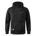 Men's Sweatshirt Small Symbol Assorted Colors With Pocket Hood and Drawstring