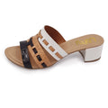 Tamanco Feminino Croco Entrelaçado Conforto