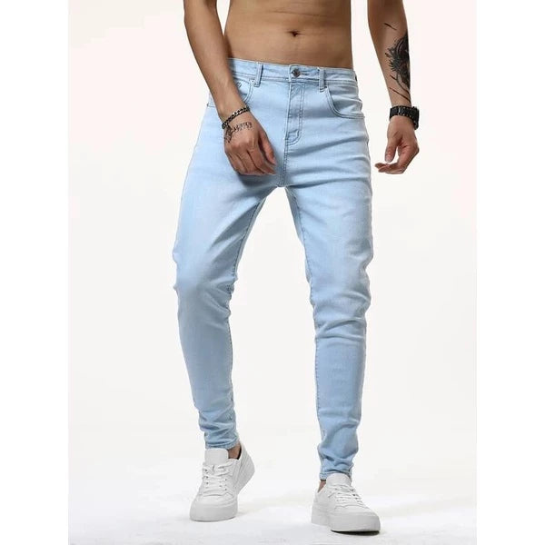 Calça Jeans Masculina Skinny Clara Lycra Com Elastano