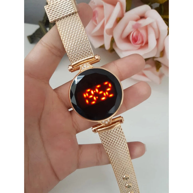 Rose Gold Touch Women's Watch