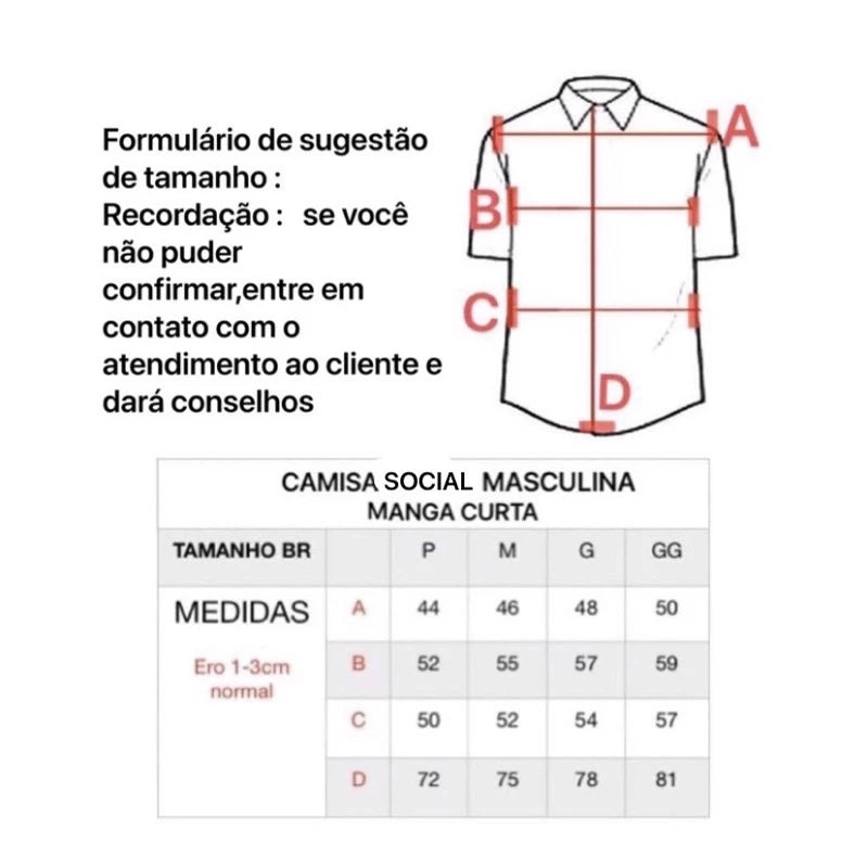 Camisa  Masculina  Manga curta Praia Social Slim Havaiana Barata ,Tecido e Viscose