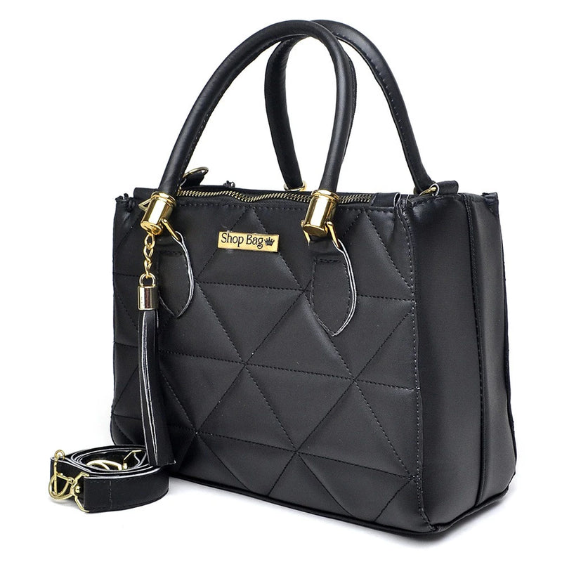 Bolsa Feminina Média Shopbag Bordada Dubai