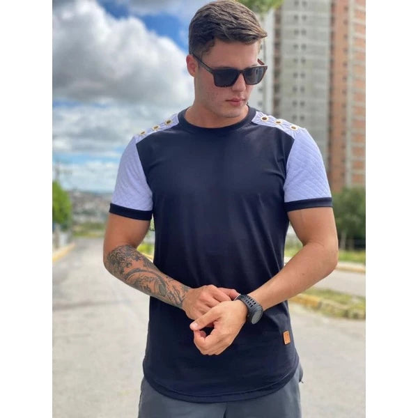 Camisa masculina Longline, camisa oversized masculino