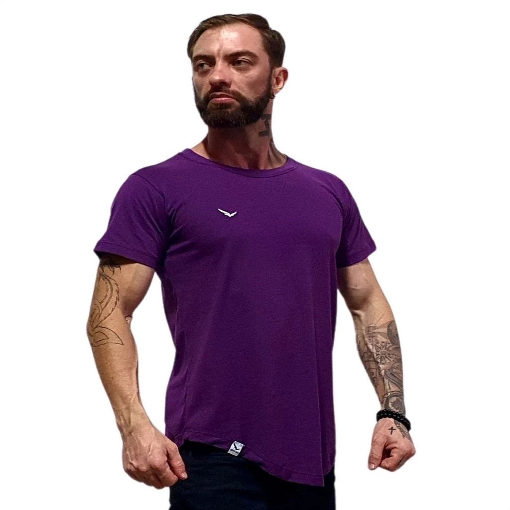 Camisa Masculina Camiseta Longline Swag Blusa Oversized Casul Treino Academia Esporte Lazer Fit Verão Moda