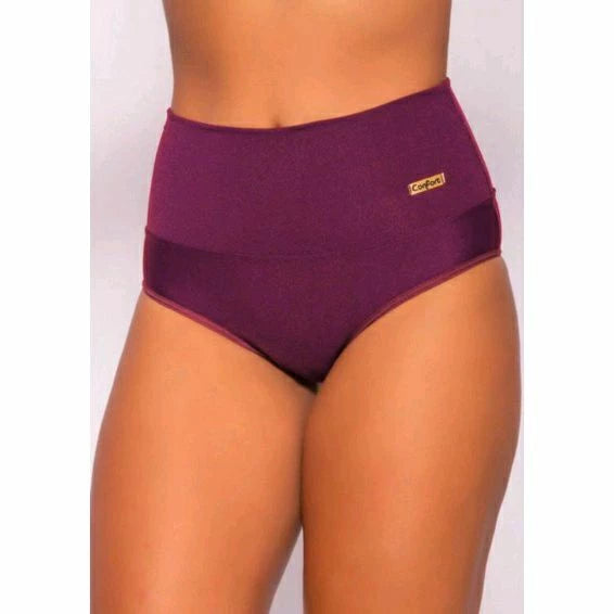 KIT 5 Strap Panties - High Waist - Double Waistband Panties