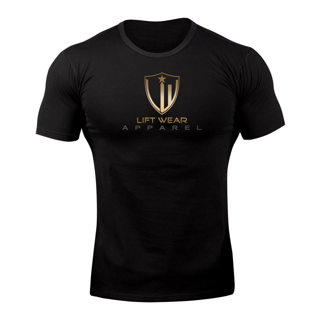 Men's Gym T-Shirt Training Lift Wear Casual Sport 100% Polyamide Lightweight Fabric