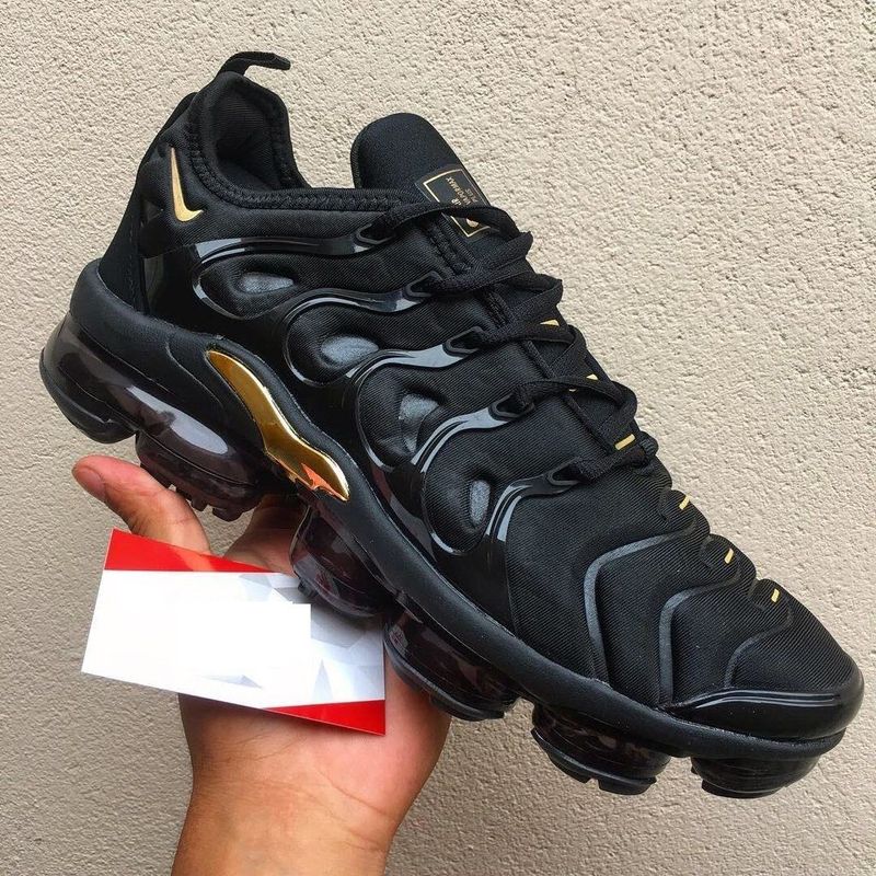 Tênis Vapor Max Plus Preto Confortável Barato Vapormax Plus