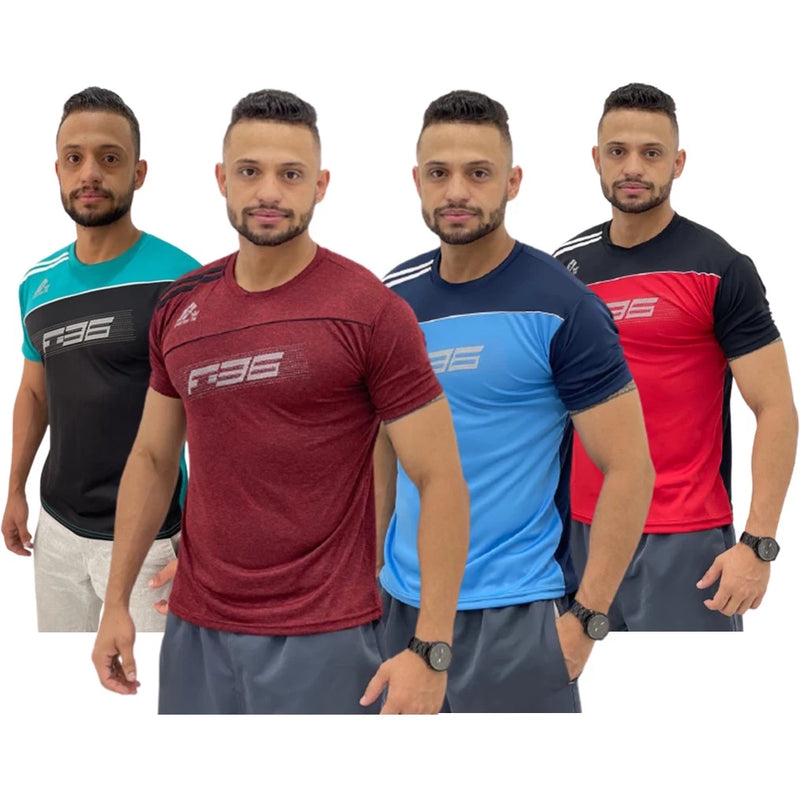 Camiseta DRY FIT Masculina 100% Poliéster Casual Treino Academia Exercícios Esportivos