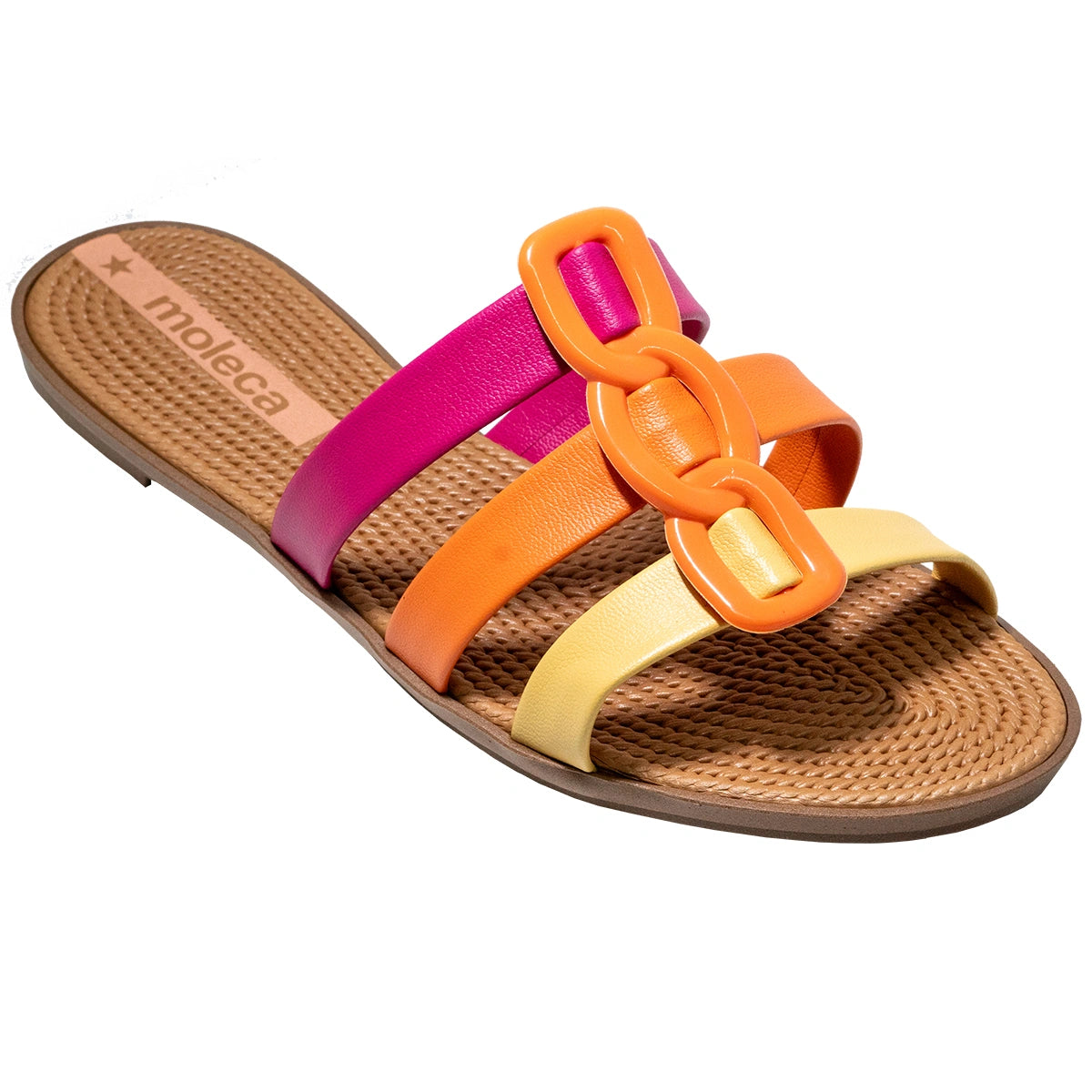 Sandalia Feminina Moleca Casual Touch