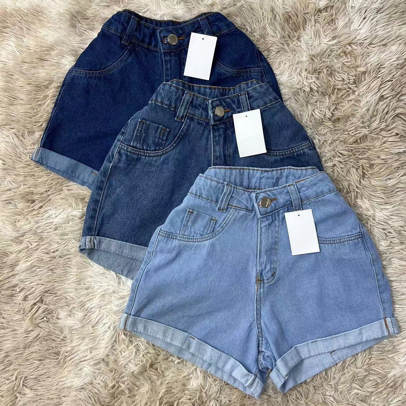 Short Jeans Mom Sem Lycra Moda Feminino