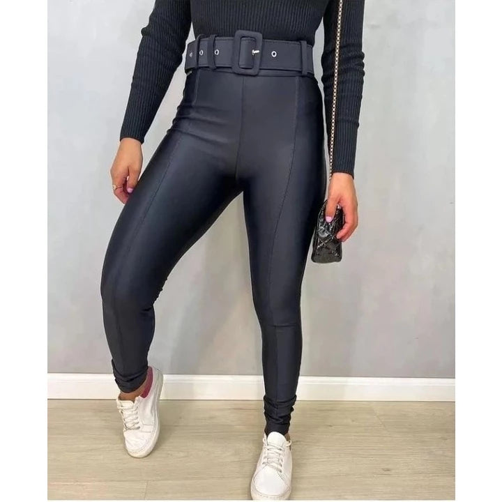 Women's Belt Pants Cirrê Stylish Shaping Pants