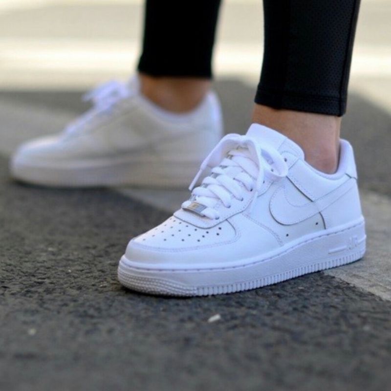 Unisex white/black sneakers from 34 to 43, immediate shipping!