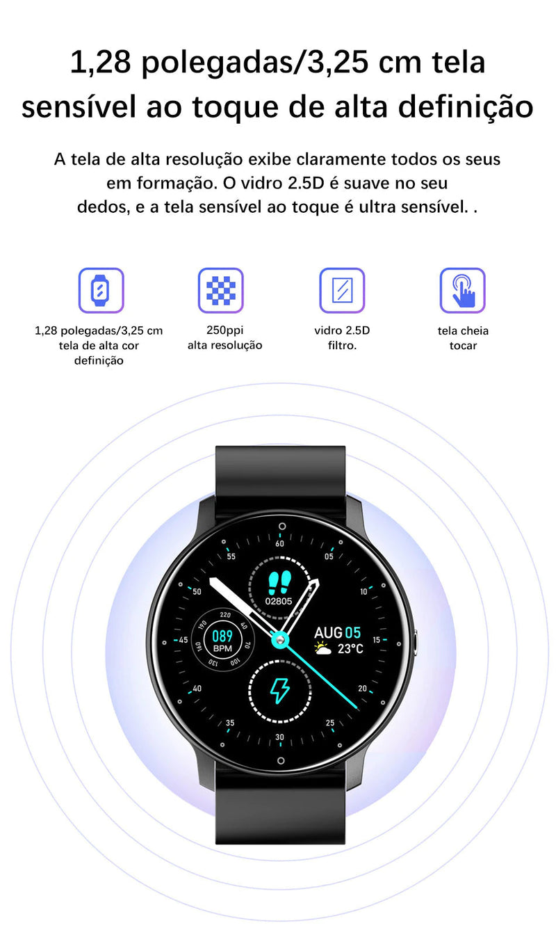 Relógio Inteligente Smart watch  -  IOS e Android.