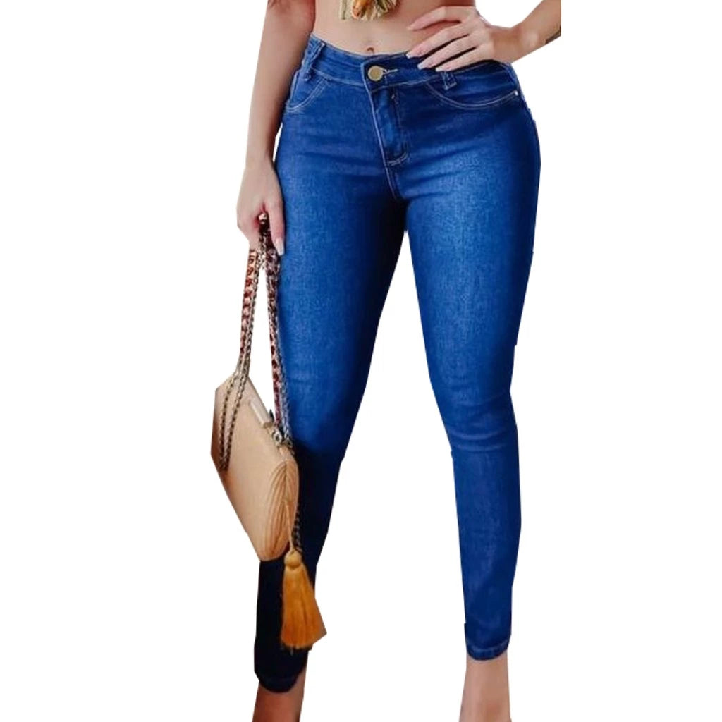 Women's High Waist Lycra Jeans