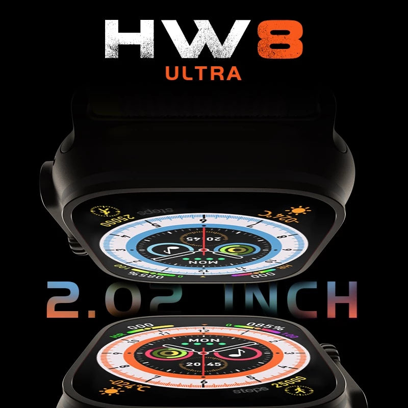 HW8 UItra IWO Watch 8 Ultra Smartwatch Unissex NFC 3 Botão Impermeável