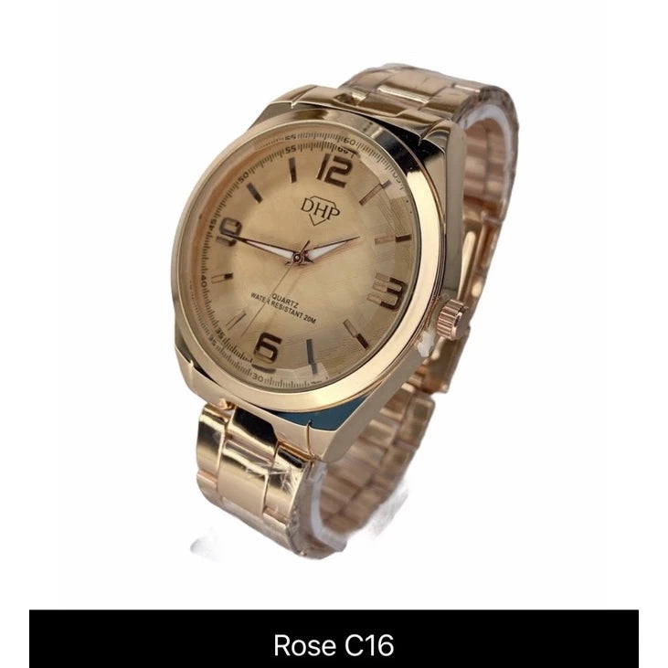 Original DHP rose gold waterproof women's watch