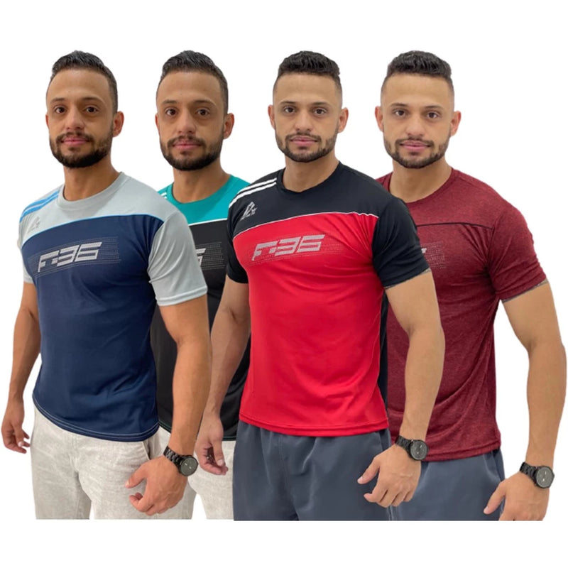 Camiseta DRY FIT Masculina 100% Poliéster Casual Treino Academia Exercícios Esportivos