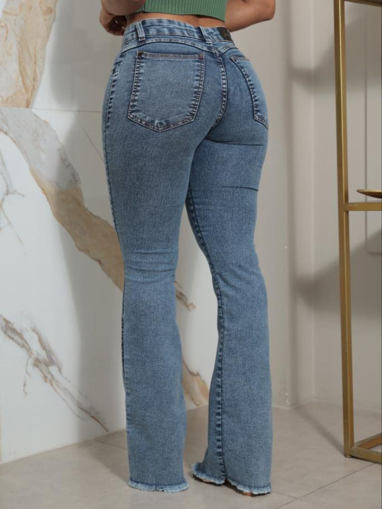 BAZZUT MODAS JEANS CALÇA JEANS FLARE