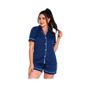 Pijama Feminino Aberto Adulto Baby Doll Americano Luxo