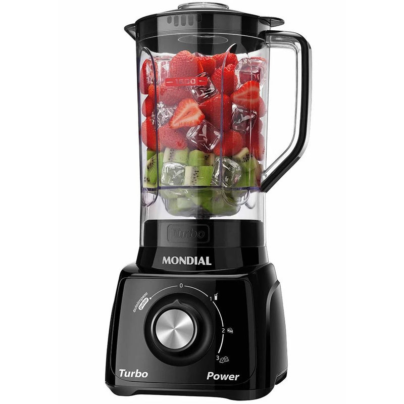 Mondial Turbo Blender 3 Speeds 500W Black